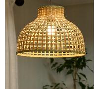 Dibor Traditional Style Medium Bamboo Dome Lamp Shade Ceiling Light Shade