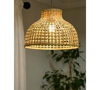 Dibor Traditional Style Medium Bamboo Dome Lamp Shade Ceiling Light Shade H25 x Dia 36cm in Natural Dibor Natural