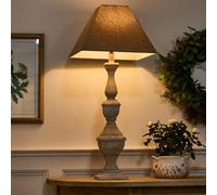 Dibor Traditional Style Pillar Bedroom Living Room Bedside Table Lamp