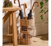 Dibor Traditional Style Willow Wicker Home Decor Umbrella Stand in Natural Dibor Natural