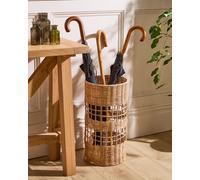 Dibor Traditional Style Willow Wicker Home Decor Umbrella Stand in Natural Dibor Natural