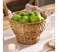 Dibor Traditional Water Hyacinth Footed Kitchen Fruit Bowl
