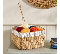 Dibor Traditional Water Hyacinth Indoor Home Décor Storage Basket