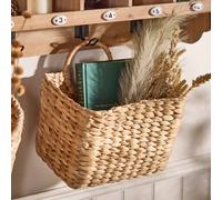 Dibor Traditional Water Hyacinth Magazine Storage Basket H30 x W20 in Natural | Size: Medium Dibor Natural M