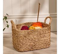 Dibor Traditional Woven Medium Storage Basket With Handles H29 X L37 X W25Cm