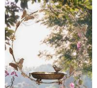 Dibor Vintage Style Butterfly Outdoor Garden Decor Bird Feeder Hanging Feeding Station