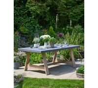 Dibor Vintage Style Garden Picnic Bench Dining Table Outdoor Garden Bench Patio Lawn Decking Terrace Furniture in Natural Dibor Natural