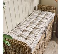 Dibor Vintage Style Grey Reversible Indoor Hallway Furniture Chair Pad Bench Seat Pad Cushion L105Cm X W42Cm