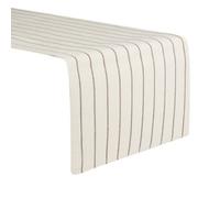 Dibor Traditional Large Brown Stripe Cotton Dining Table Runner Table Cloth 180cm Dibor Brown Large