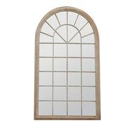 Dibor Vintage Style Tall Round Arch Mirror Outdoor Garden Mirror Window Mirror H131Cm X W75Cm