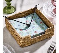 Dibor Vintage Style Water Hyacinth Decorative Kitchen Napkin Holder