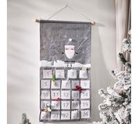 Dibor Luxury Grey Winter Trees Hanging Christmas Advent Calendar Dibor Grey