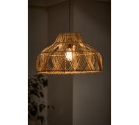 Dibor Woven Natural Home Décor Pendant Ceiling Light Shade H22 x D40cm Dibor Natural