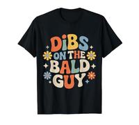 Dibs On The Bald Guy Relationship Claim Dating |- Value Graphic T-Shirt, Men, Black, M