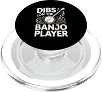 Dibs On The Banjo Player Funny Bluegrass PopSockets PopGrip for MagSafe
