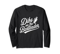 Dibs On The Bartender Wife Girlfriend Partner Long Sleeve T-Shirt
