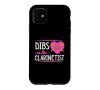 Dibs On The Clarinetist Romantic Valentine's Day Case for iPhone 11