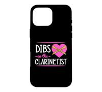 Dibs On The Clarinetist Romantic Valentine's Day Case for iPhone 16 Pro Max