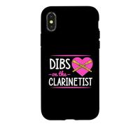Dibs On The Clarinetist Romantic Valentine's Day Case for iPhone X/XS