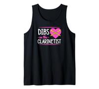 Dibs On The Clarinetist Romantic Valentine's Day Tank Top