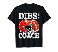 Dibs On The Coach Funny Football Vintage Coaching Game Day T-Shirt