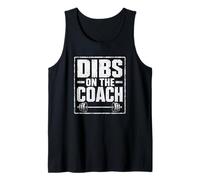 Dibs On The Coach Powerlifting Girlfriend Wife Tank Top
