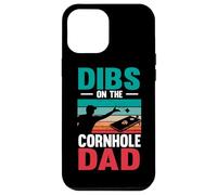 Dibs On The Cornhole Dad Bean Bag Toss Game Cornhole Player Case for iPhone 12 Pro Max