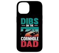 Dibs On The Cornhole Dad Bean Bag Toss Game Cornhole Player Case for iPhone 14