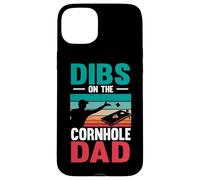 Dibs On The Cornhole Dad Bean Bag Toss Game Cornhole Player Case for iPhone 15 Plus