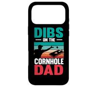 Dibs On The Cornhole Dad Bean Bag Toss Game Cornhole Player Case for iPhone 17 Pro Max