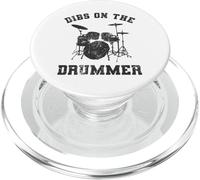 Dibs On The Drummer - Love Drumming PopSockets PopGrip for MagSafe