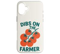 Dibs on the Farmer Tomato Farm Garden Lovers Case for iPhone 16 Plus