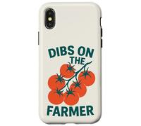 Dibs on the Farmer Tomato Farm Garden Lovers Case for iPhone X/XS
