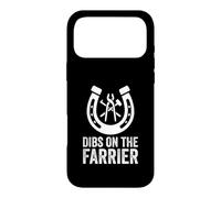 Dibs On The Farrier Horseshoe Hoof Trimmer Humor Case for iPhone 17 Pro Max
