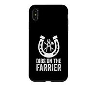 Dibs On The Farrier Horseshoe Hoof Trimmer Humor Case for iPhone XS Max