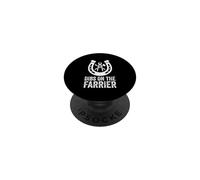 Dibs On The Farrier Horseshoe Hoof Trimmer Humor PopSockets Adhesive PopGrip