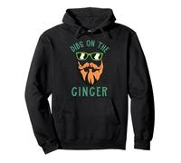 Dibs On The Ginger Beard Funny St Patricks Day Redhead Pullover Hoodie