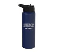 Dibs on the Ginger Funny Irish Wife Stainless Steel Insulated Water Bottle