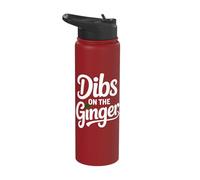 Dibs On The Ginger Saint Patrick’s Day Irish Stainless Steel Insulated Water Bottle