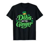 Dibs On The Ginger St Patricks Day Leprechaun Shamrock Women T-Shirt