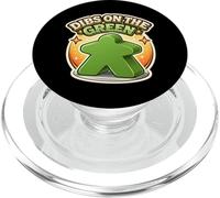 Dibs On The Green Meeple Boardgame Player Tabletop Game Fan PopSockets PopGrip for MagSafe