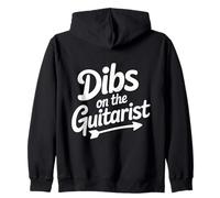 Dibs On The Guitar Player Dibs On The Guitarist Zip Hoodie