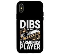 Dibs On The Harmonica Player Funny Music Lover Case for iPhone X/XS