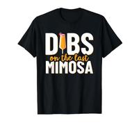 Dibs On The Last Mimosa Value Graphic T-Shirt, Men, Black, L