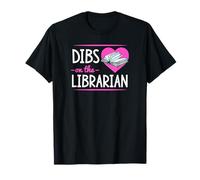 Dibs On The Librarian Romantic Valentine's Day T-Shirt