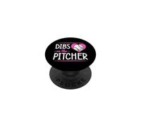 Dibs On The Pitcher Romantic Valentine's Day PopSockets Adhesive PopGrip