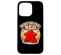 Dibs On The Red Meeple Boardgame Player Tabletop Game Piece Case for iPhone 15 Pro Max