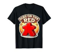 Dibs On The Red Meeple Boardgame Player Tabletop Game Piece T-Shirt