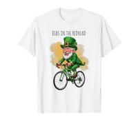 Dibs On The Redhead Funny Cycling St Patricks Day Leprechaun T-Shirt