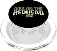 Dibs On The Redhead Funny Lucky Sassy St. Patrick's Day PopSockets PopGrip for MagSafe